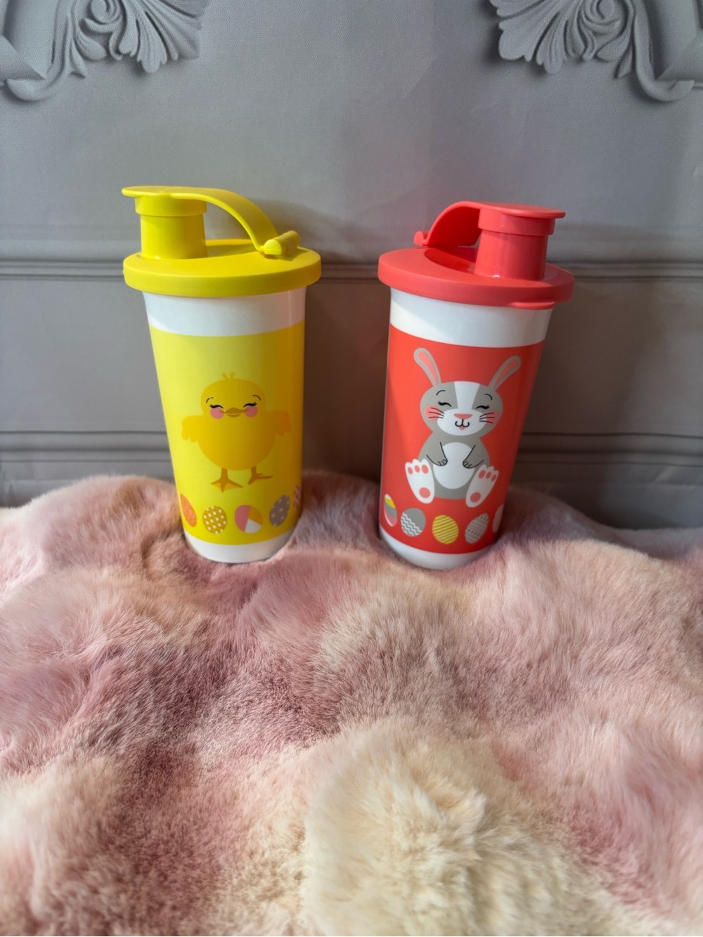 NWT Tupperware Easter Buddies Tumbler Lot, 10.5 oz Each